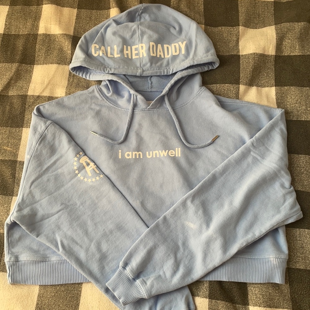 Call Her Daddy Podcast Cropped Hoodie